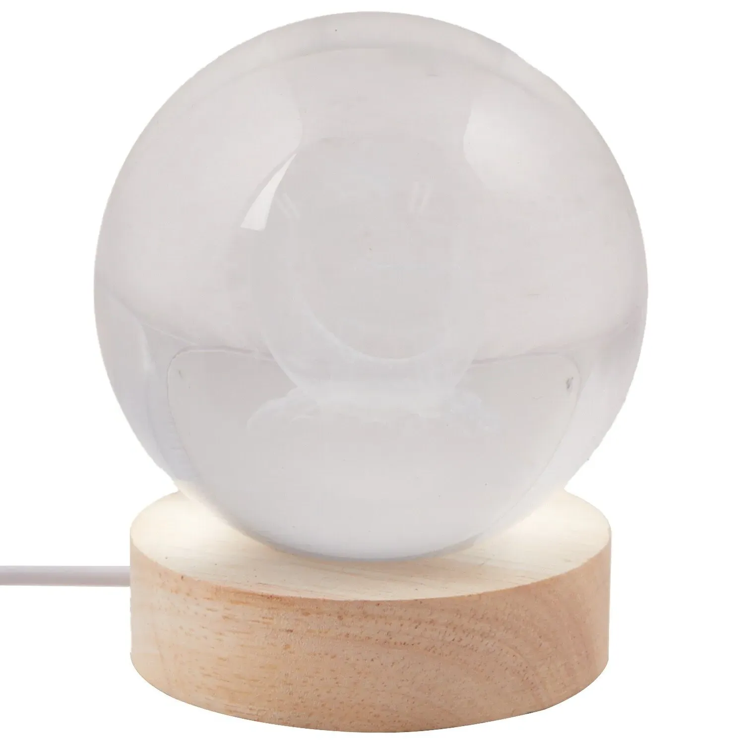 Unicorn Glass Mini USB Light - White image