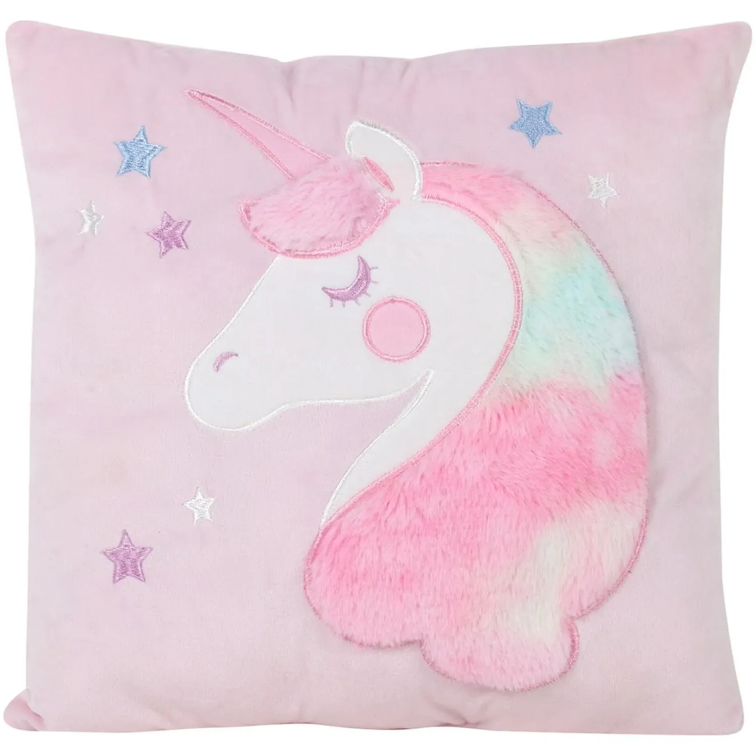 Unicorn Star Cushion - Pink image