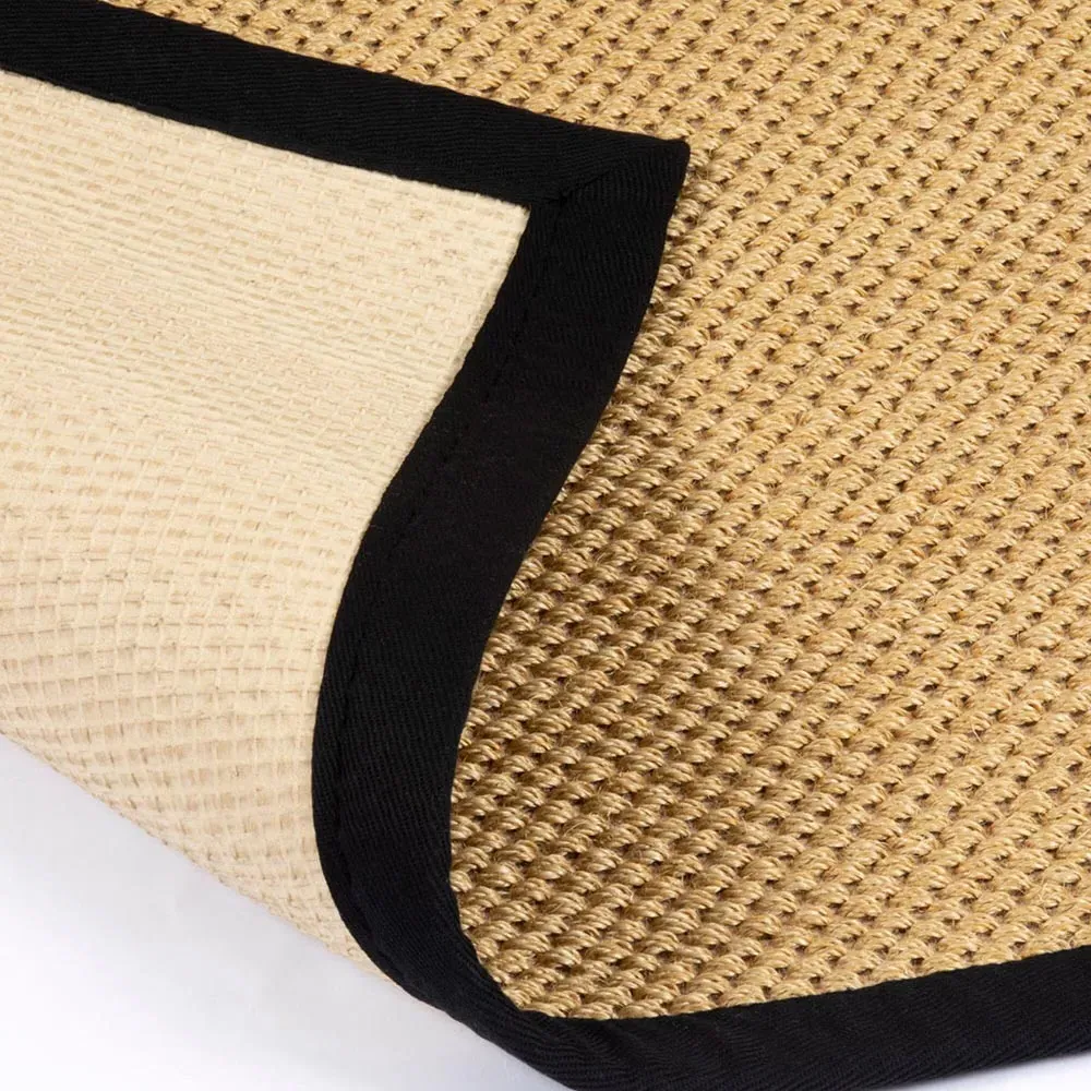 Urmston Rug 120x170cm - Black, Jute