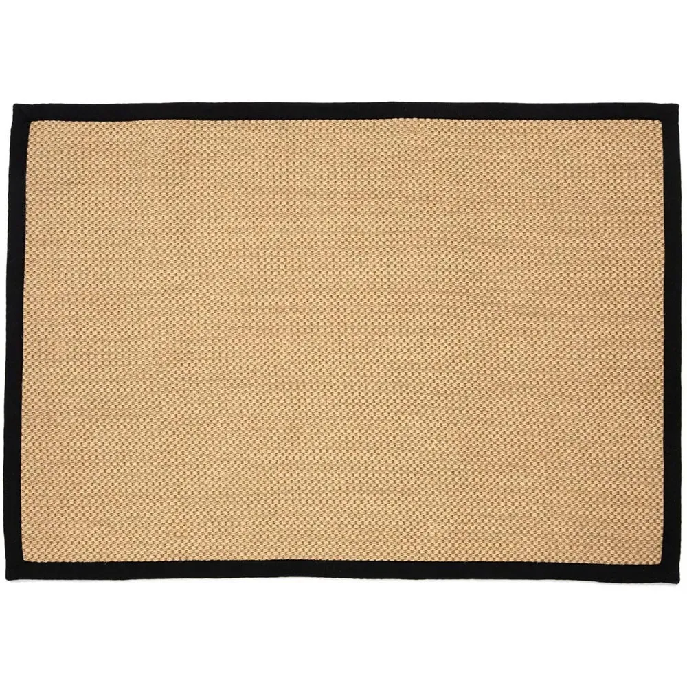 Urmston Rug 120x170cm - Black, Jute image