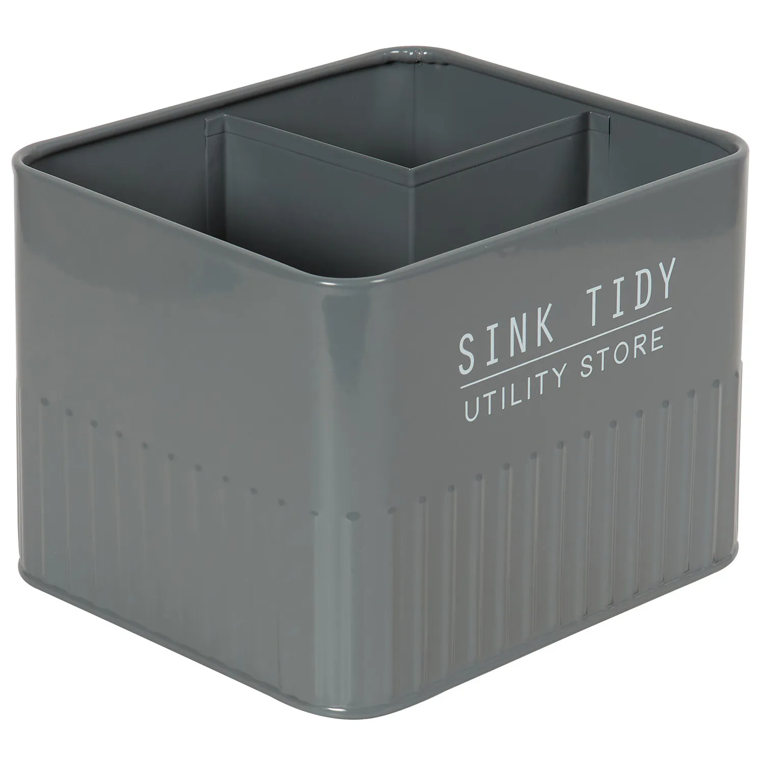 Utility Store Sink Tidy with Drainage - Sage Green, Grey