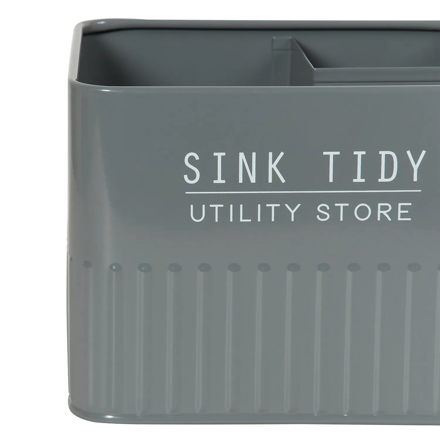 Utility Store Sink Tidy with Drainage - Sage Green, Grey
