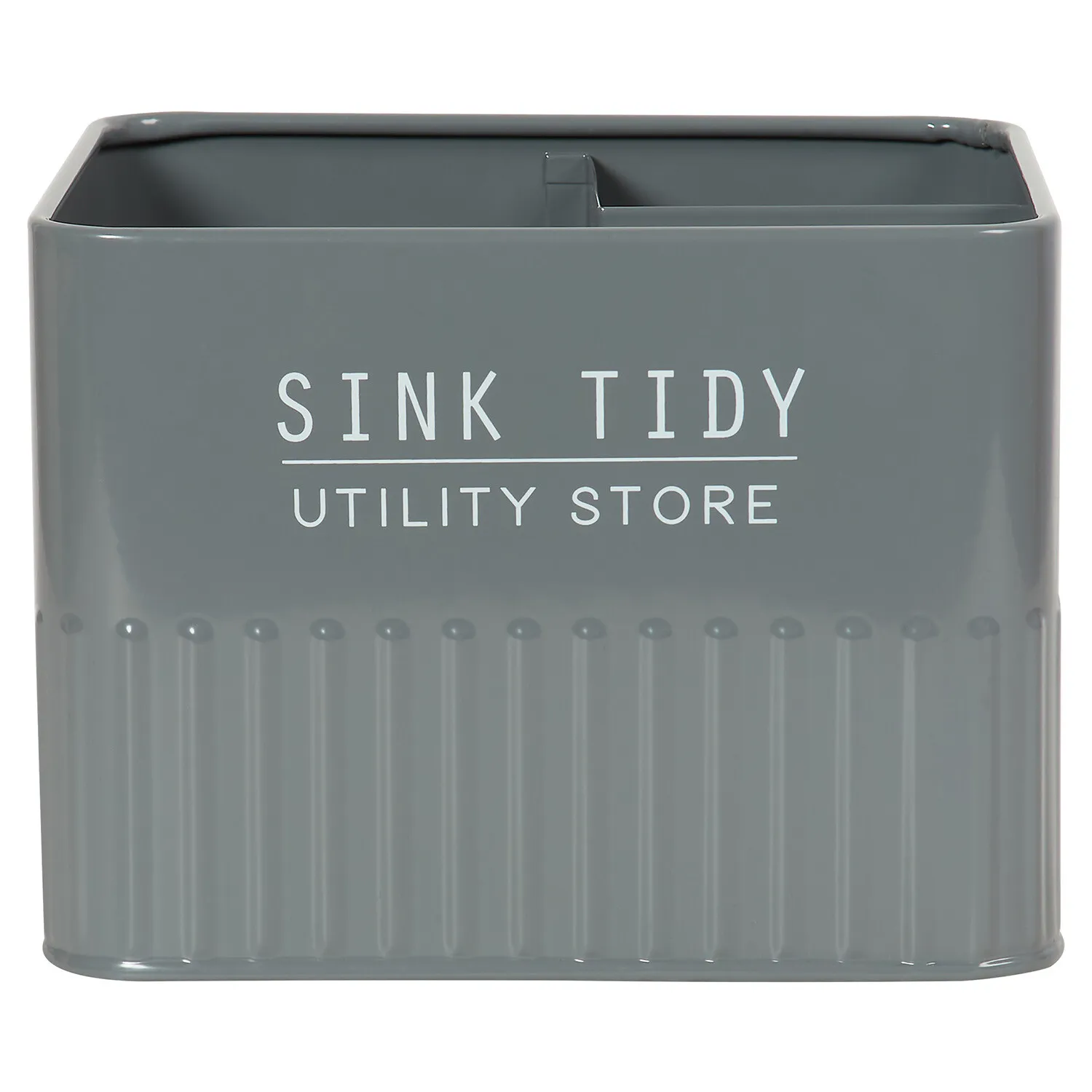 Utility Store Sink Tidy with Drainage - Sage Green, Grey