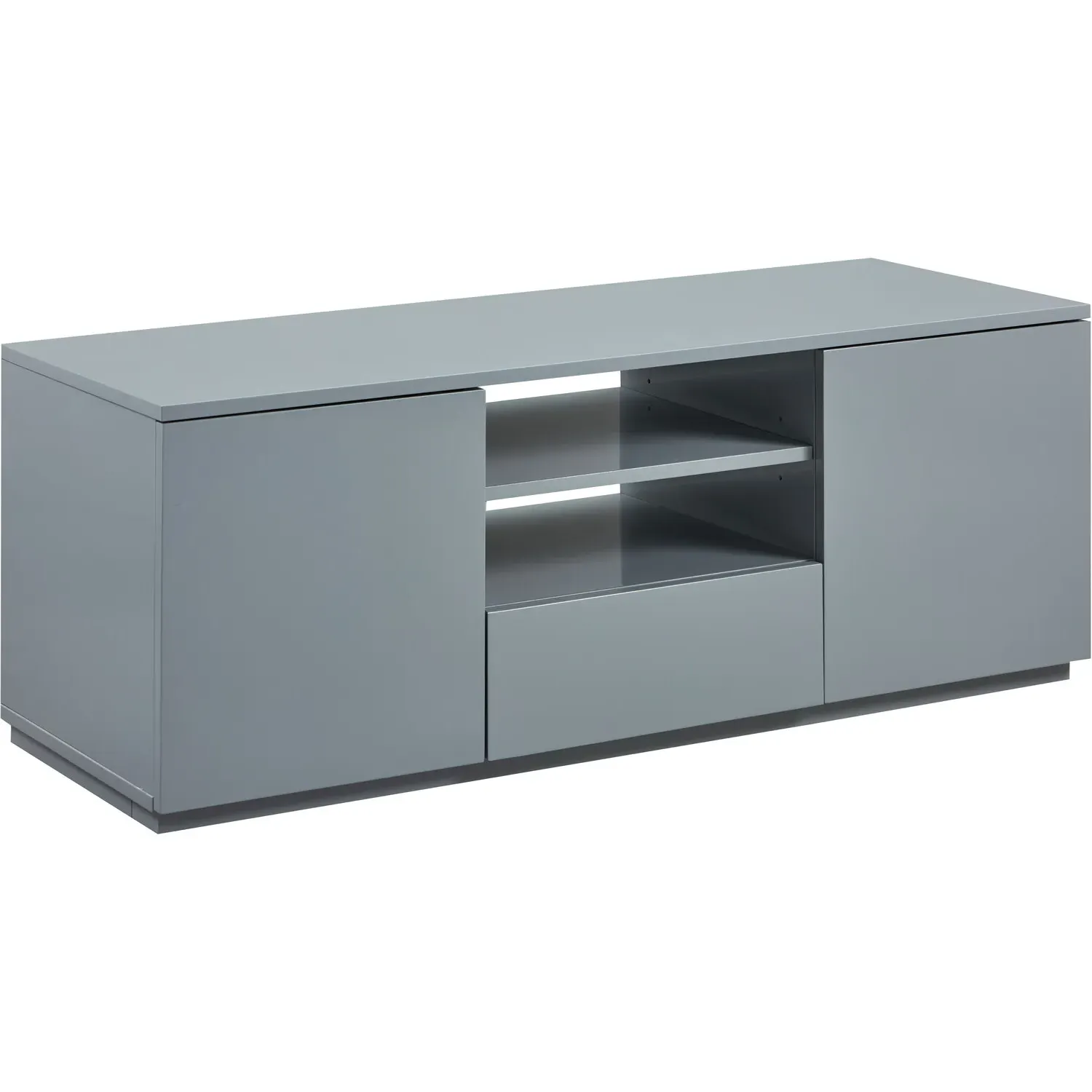 Valencia 2 Door TV Unit with Drawer - Grey