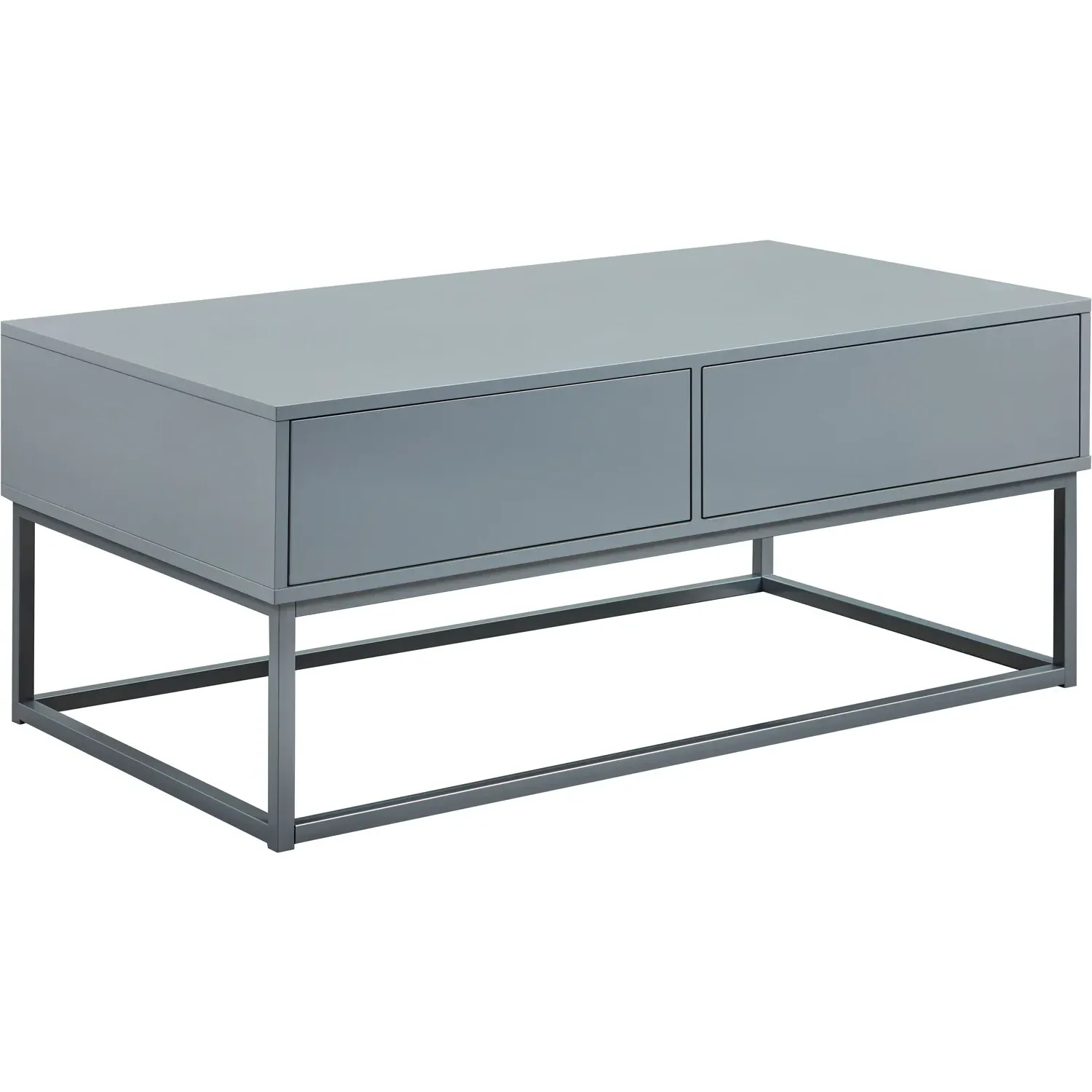 Valencia 2 Drawer Coffee Table - Grey