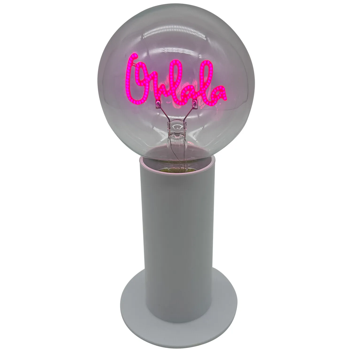 Valentines Bulb Light - Glass