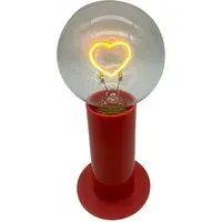 Valentines Bulb Light - Glass