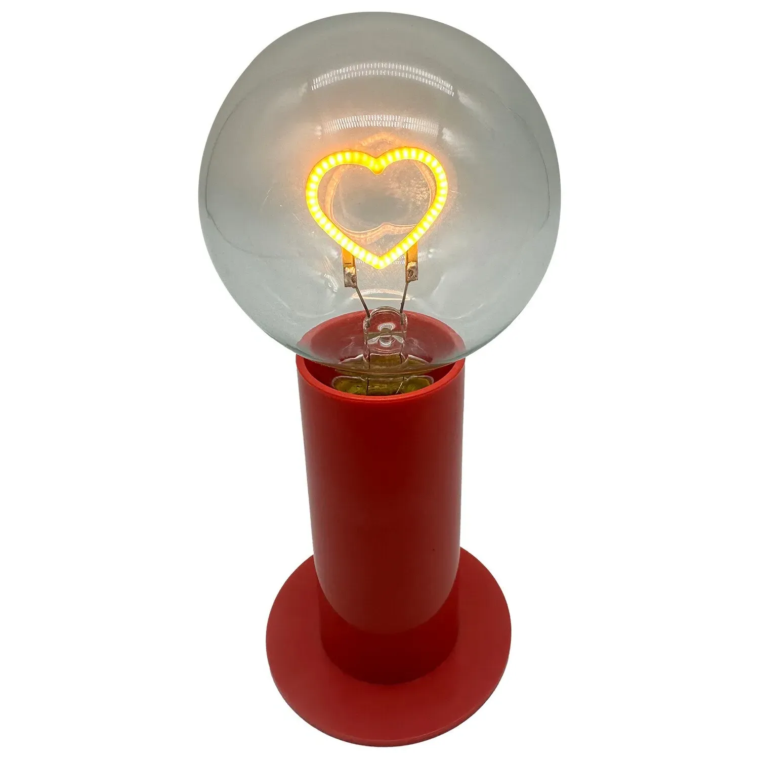 Valentines Bulb Light - Glass image