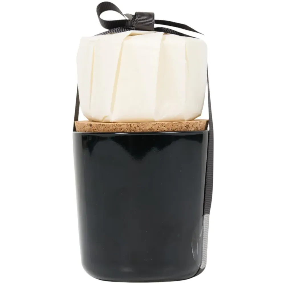 Vanilla Noir Candle and Refill - Black