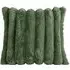 Velosso Chunky Cord Cushion Cover - Olive, Faux Fur