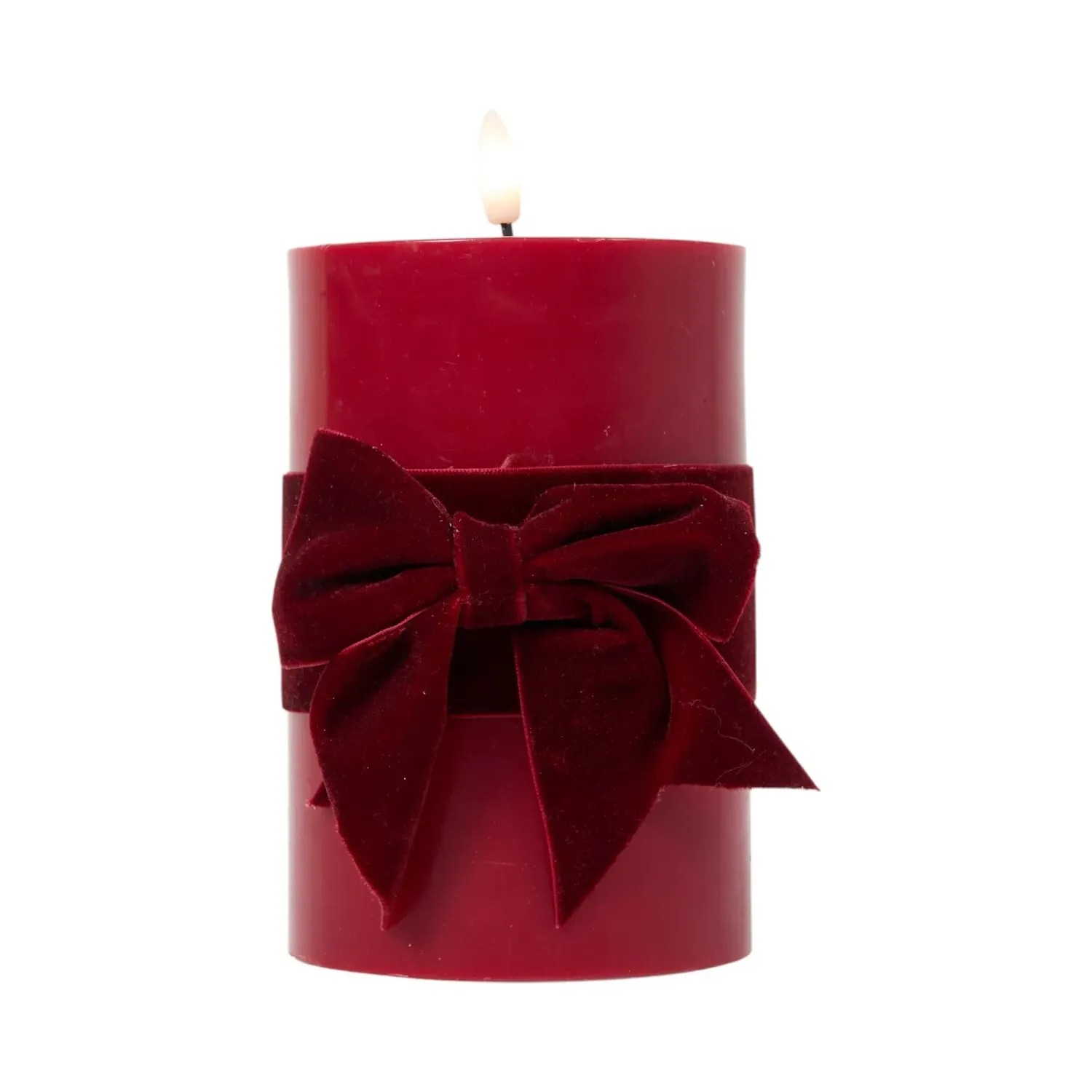 Velvet Bow LED Candle - Assorted Styles