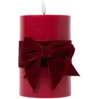 Velvet Bow LED Candle - Assorted Styles