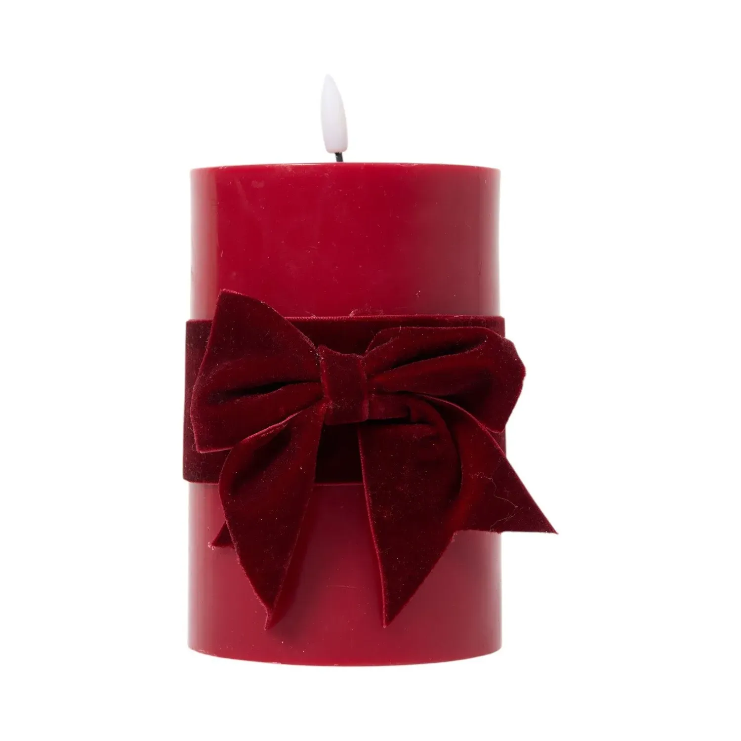 Velvet Bow LED Candle - Assorted Styles image