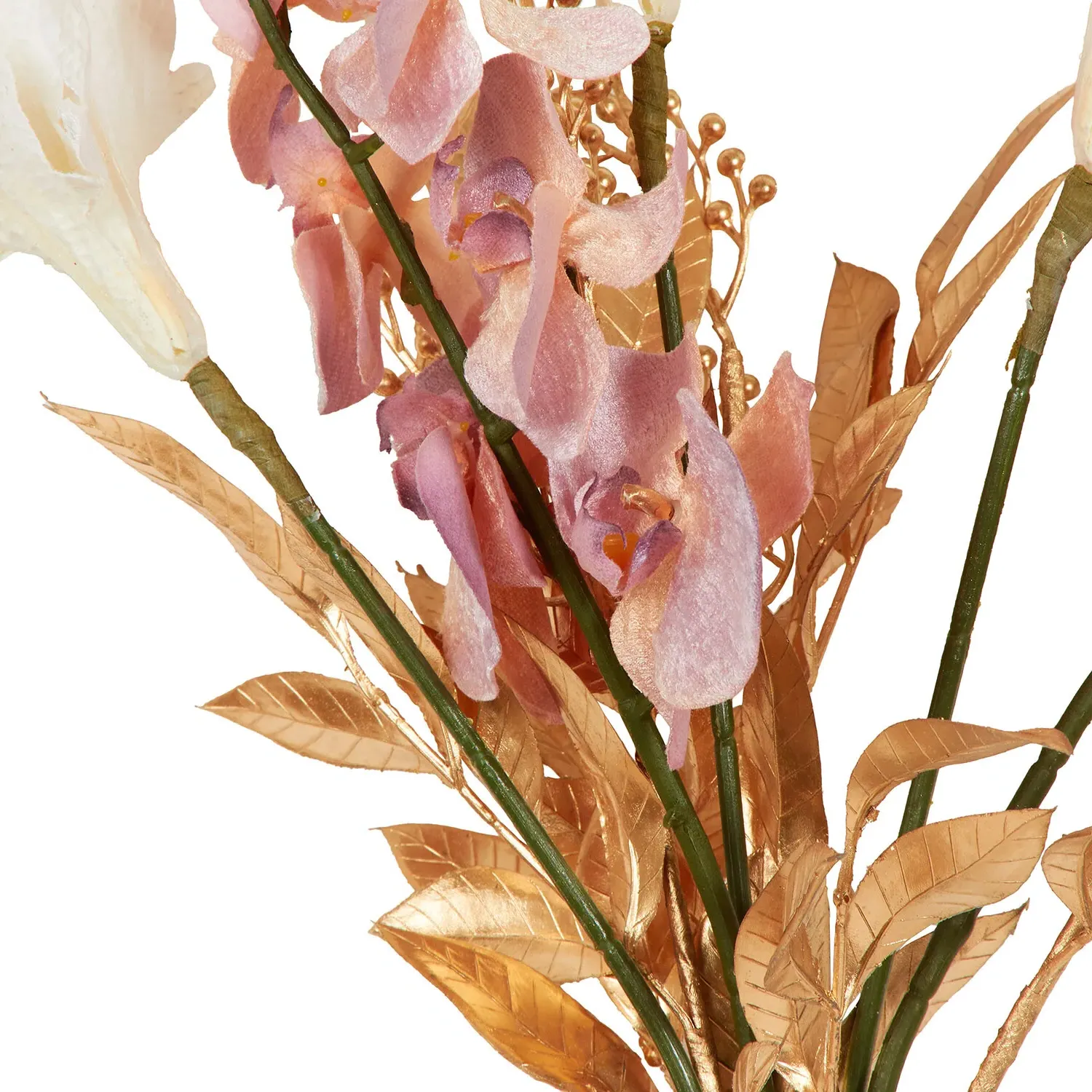 Velvet Lily and Orchid Bouquet - Multicolour