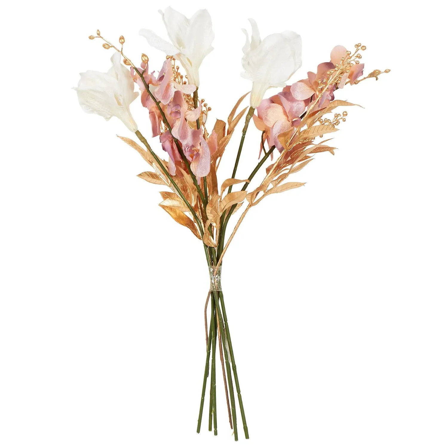 Velvet Lily and Orchid Bouquet - Multicolour image