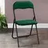 Velvet Touch Steel Folding Chair - Emerald