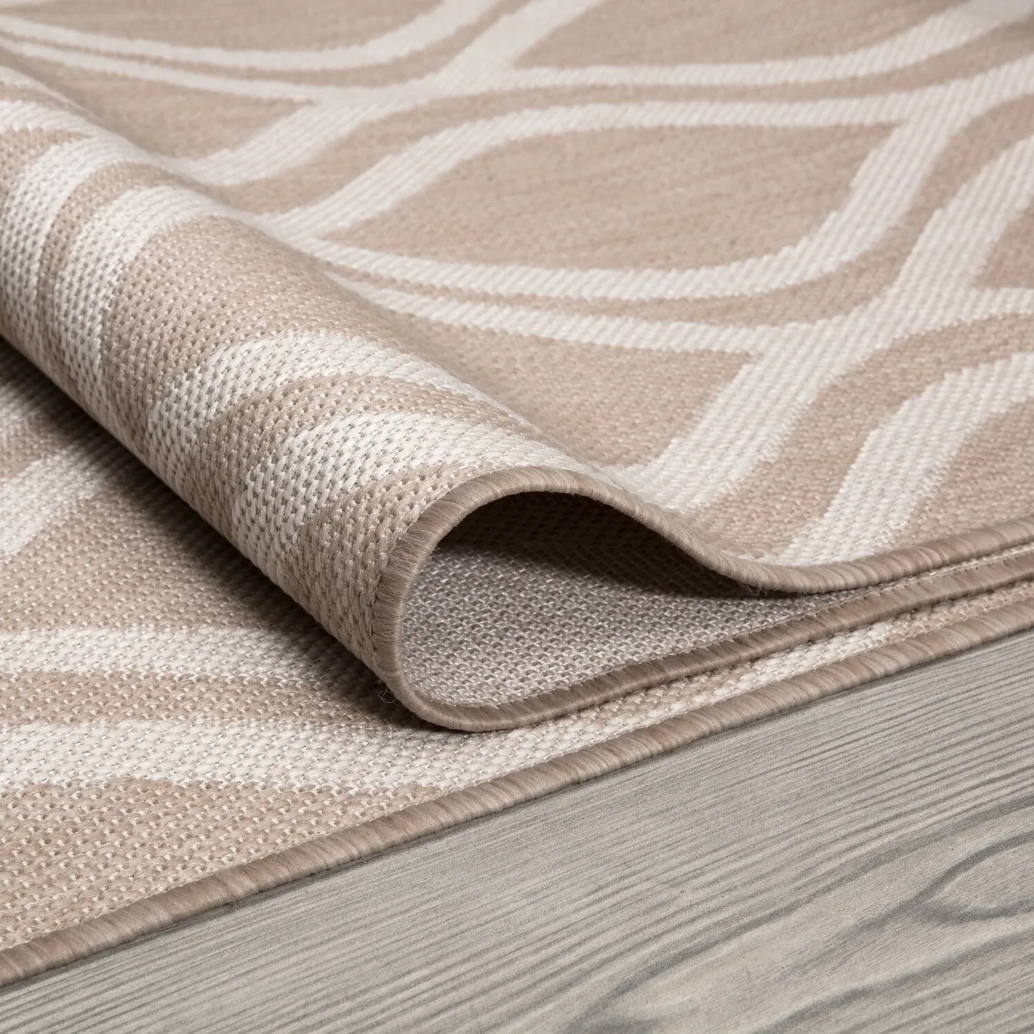 Venice Indoor Outdoor Rug 120cm - Natural