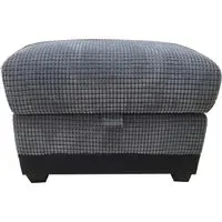 Venice Storage Footstool - Grey