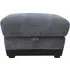 Venice Storage Footstool - Grey