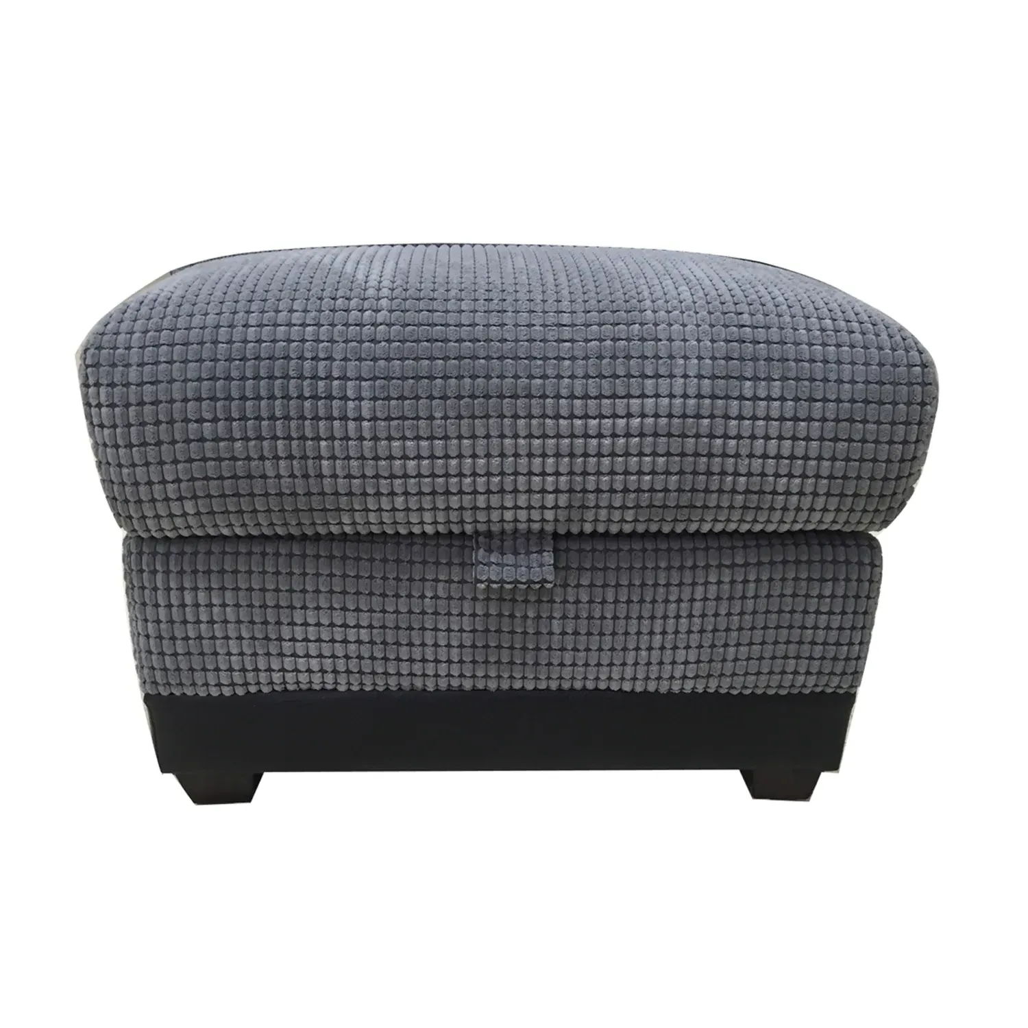Venice Storage Footstool - Grey