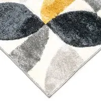 Vera Leaf Rug 2m - Yellow