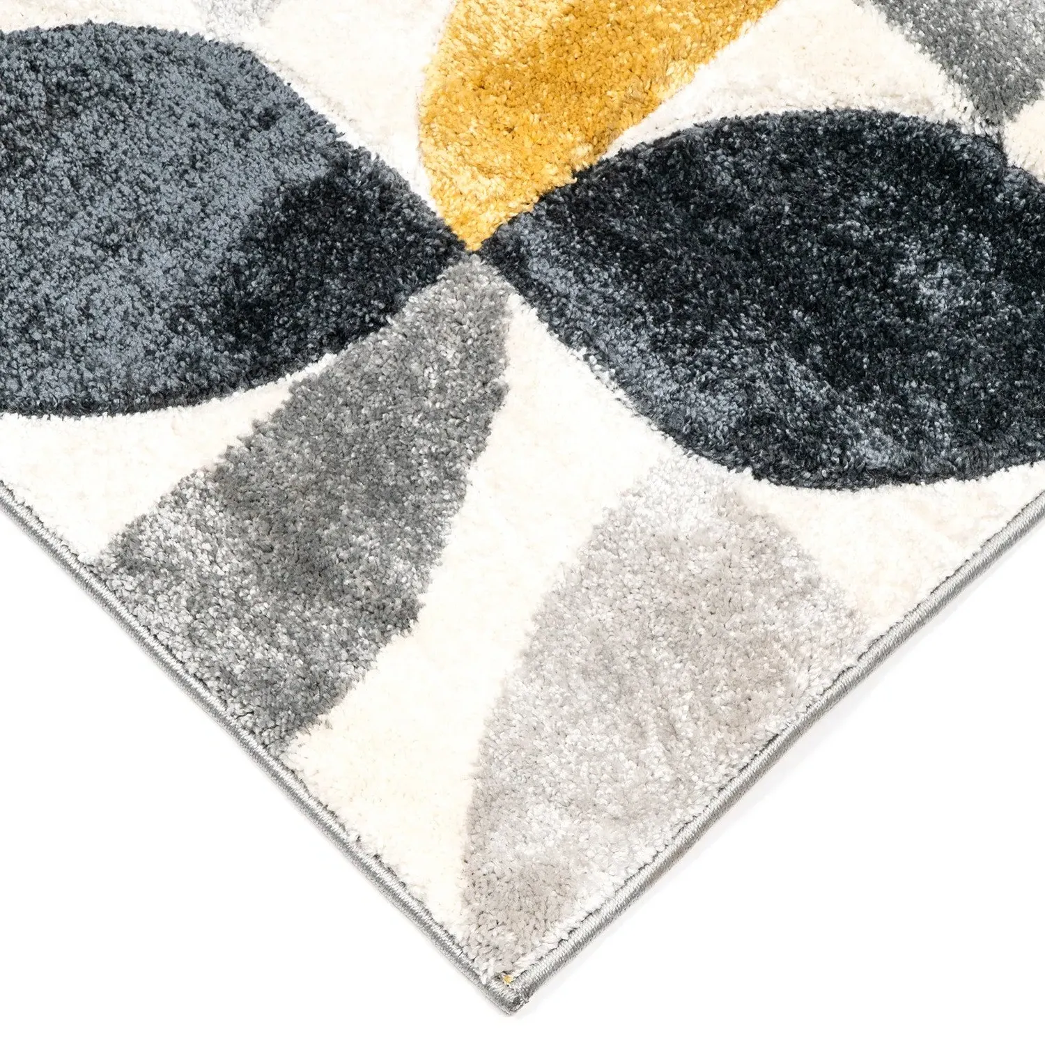 Vera Leaf Rug 2m - Yellow