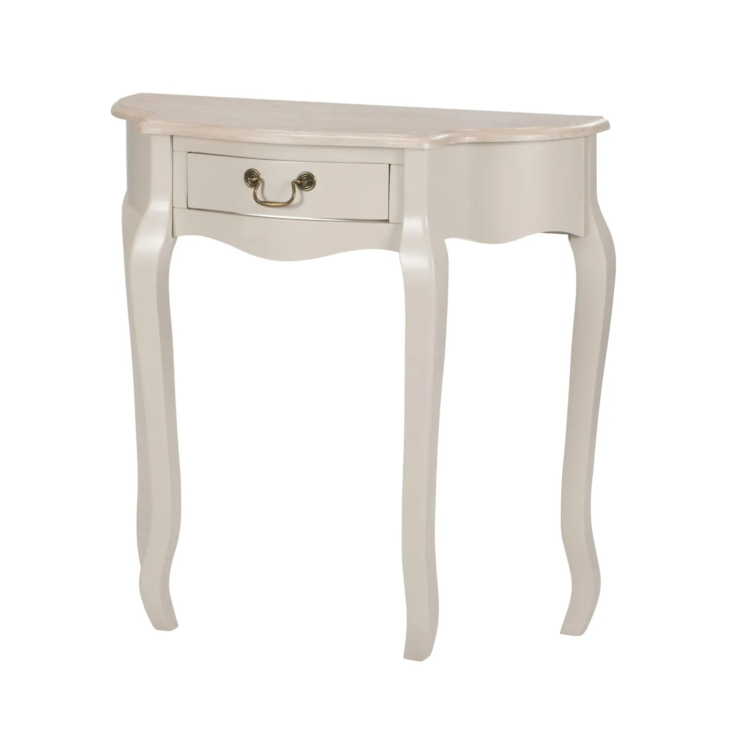 Verity Half Moon Console Table - Grey