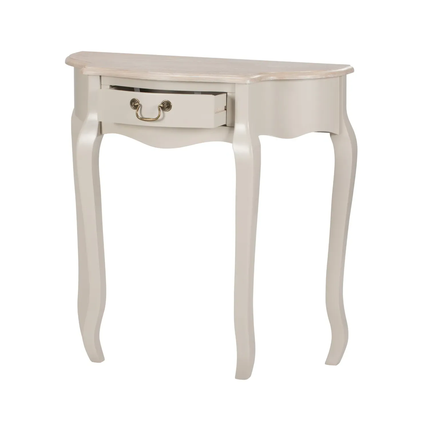 Verity Half Moon Console Table - Grey