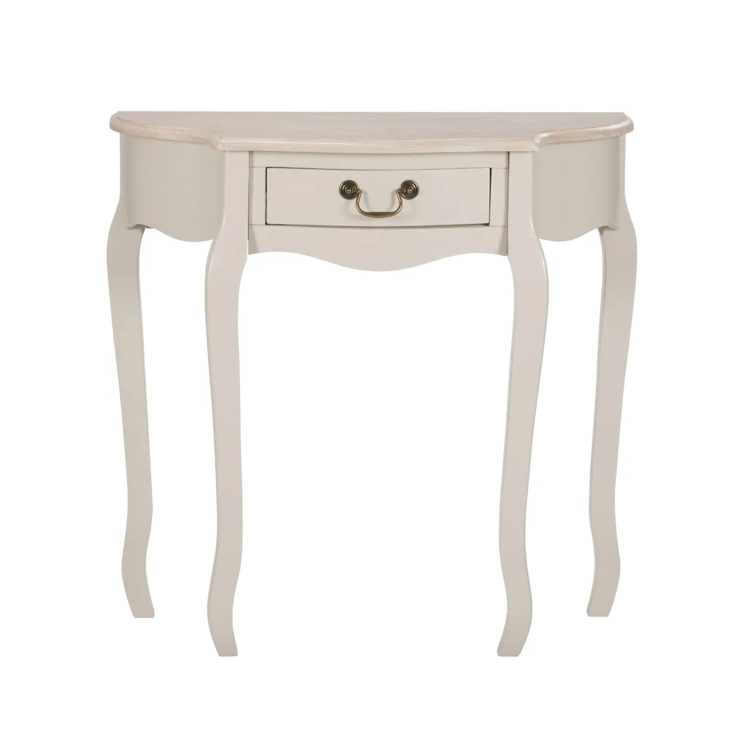 Verity Half Moon Console Table - Grey image