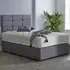 Vermont Double Divan Bed with Headboard - Grey