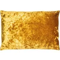 Verona Cushion - Ochre, Velvet