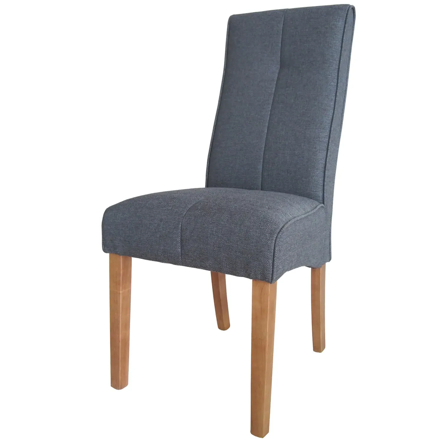 Verona Set of 2 Dining Chairs - Grey, Linen