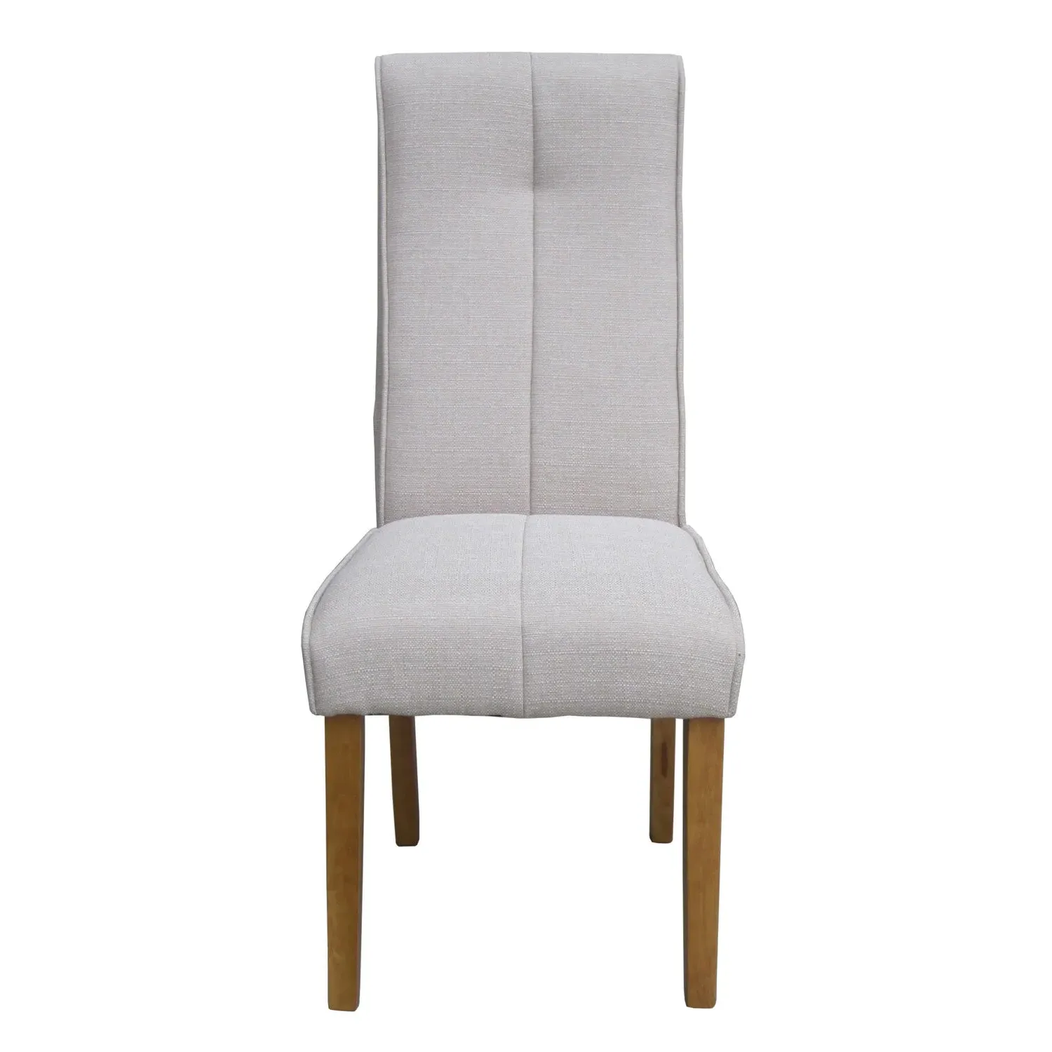 Verona Set of 2 Dining Chairs - Mink, Linen
