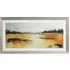 Vibrant Marshland Crystal Framed Art - Multicolour