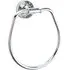 Vicente Towel Ring with Diamante Inset - Chrome