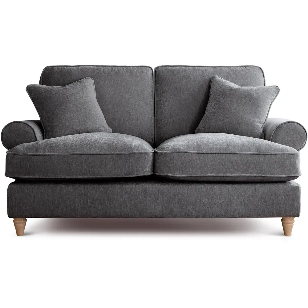 Victoria 2-Seater Sofa - Charcoal