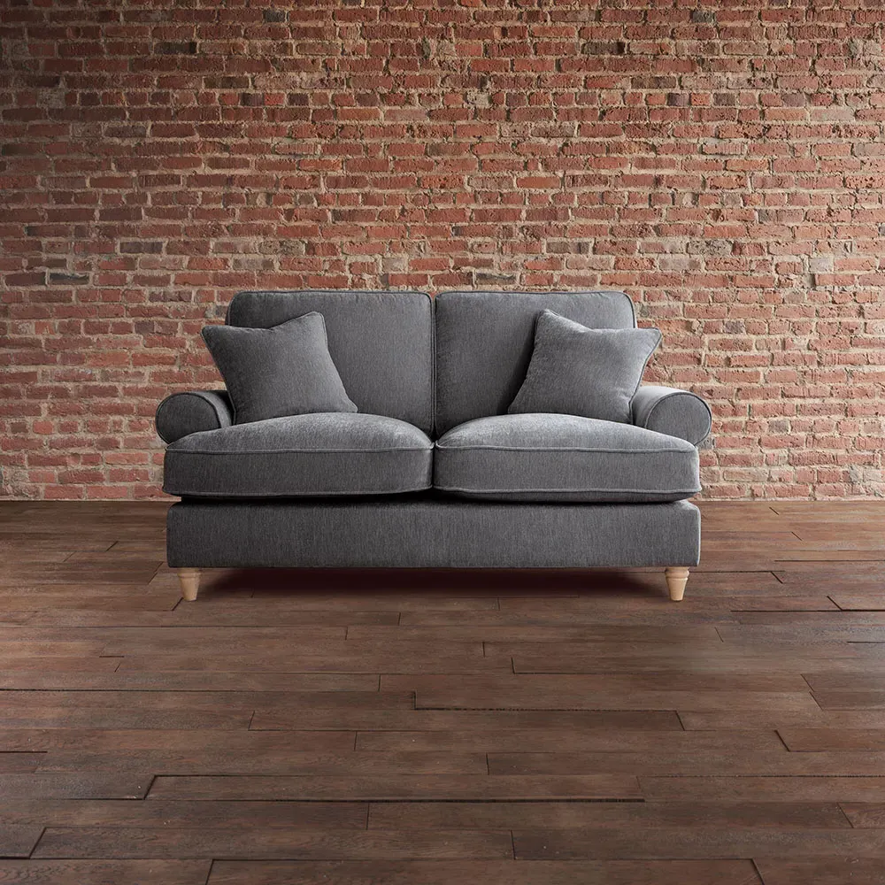 Victoria 2-Seater Sofa - Charcoal