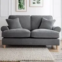 Victoria 2-Seater Sofa - Charcoal