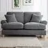 Victoria 2-Seater Sofa - Charcoal