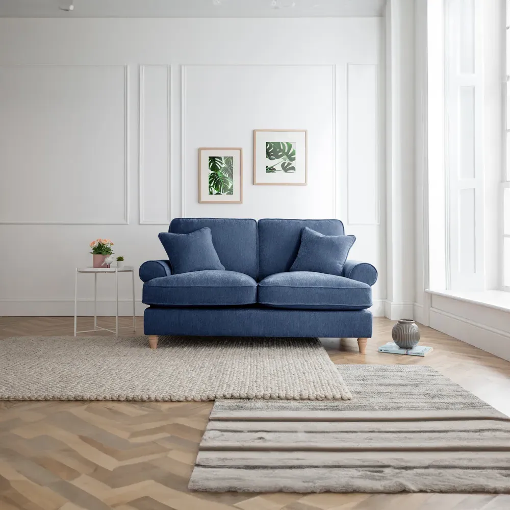 Victoria 2-Seater Sofa - Navy