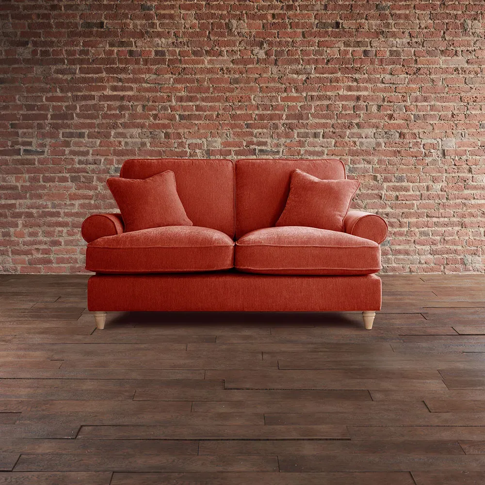 Victoria 2-Seater Sofa - Orange
