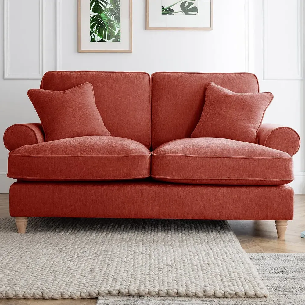 Victoria 2-Seater Sofa - Orange