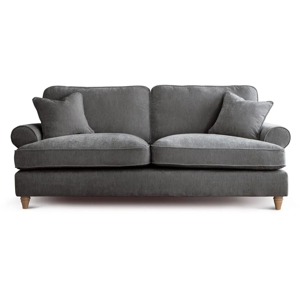 Victoria 3-Seater Sofa - Charcoal