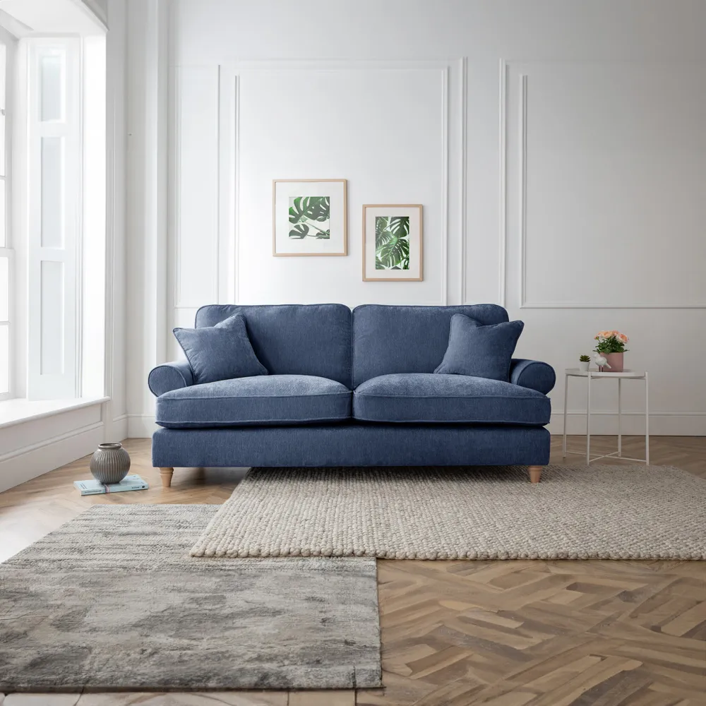 Victoria 3-Seater Sofa - Navy