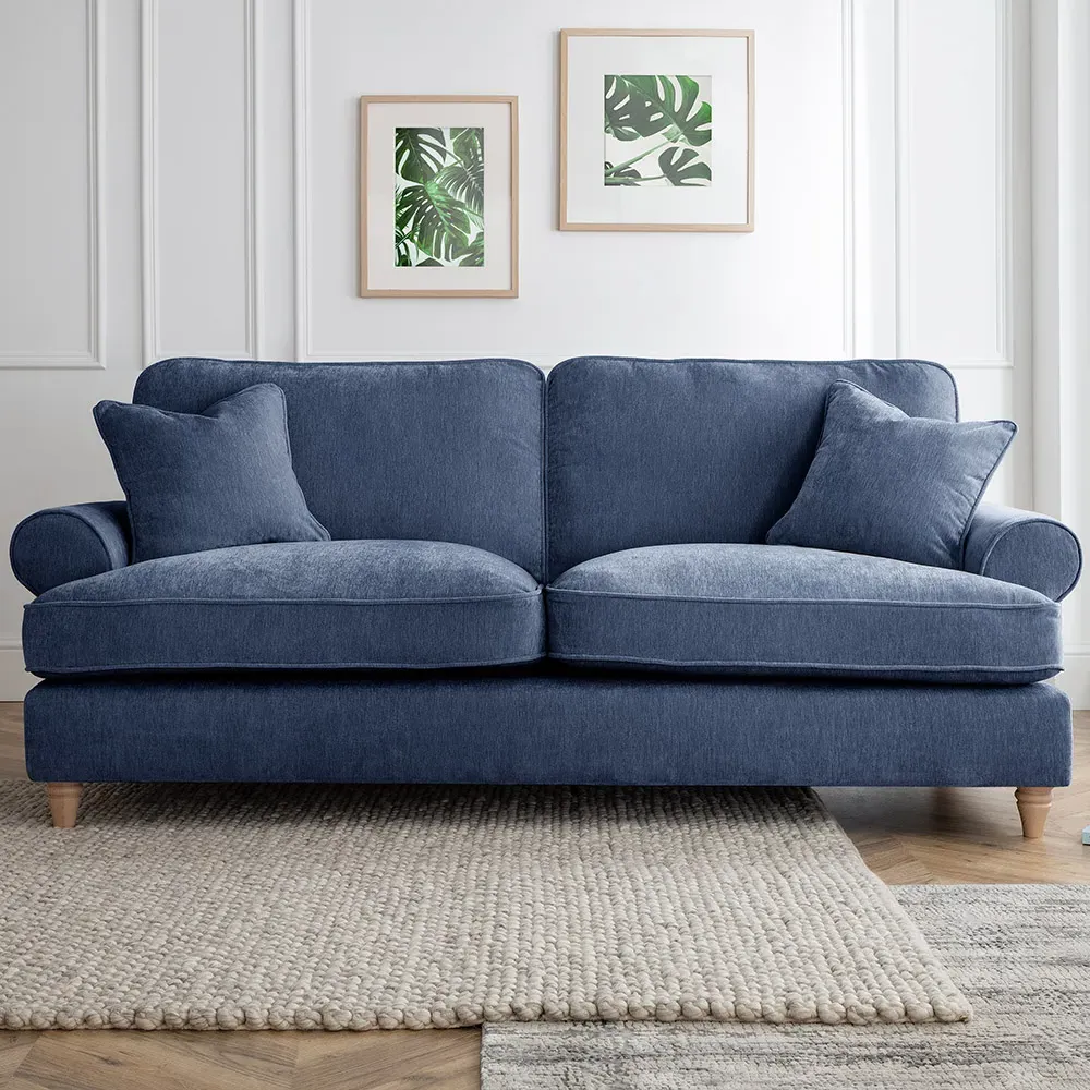 Victoria 3-Seater Sofa - Navy