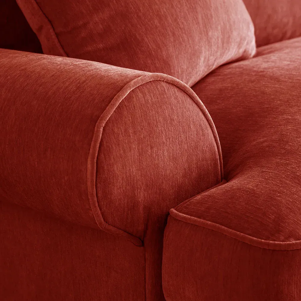 Victoria 3-Seater Sofa - Orange