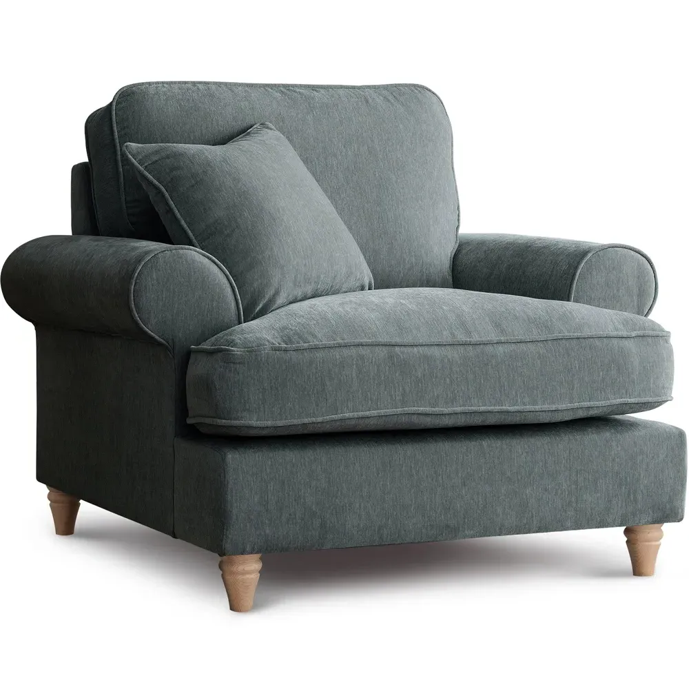 Victoria Armchair - Charcoal