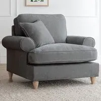 Victoria Armchair - Charcoal