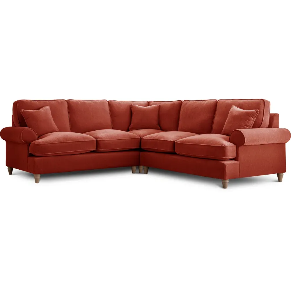 Victoria Large Corner Sofa - Apricot