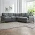 Victoria Large Corner Sofa - Charcoal